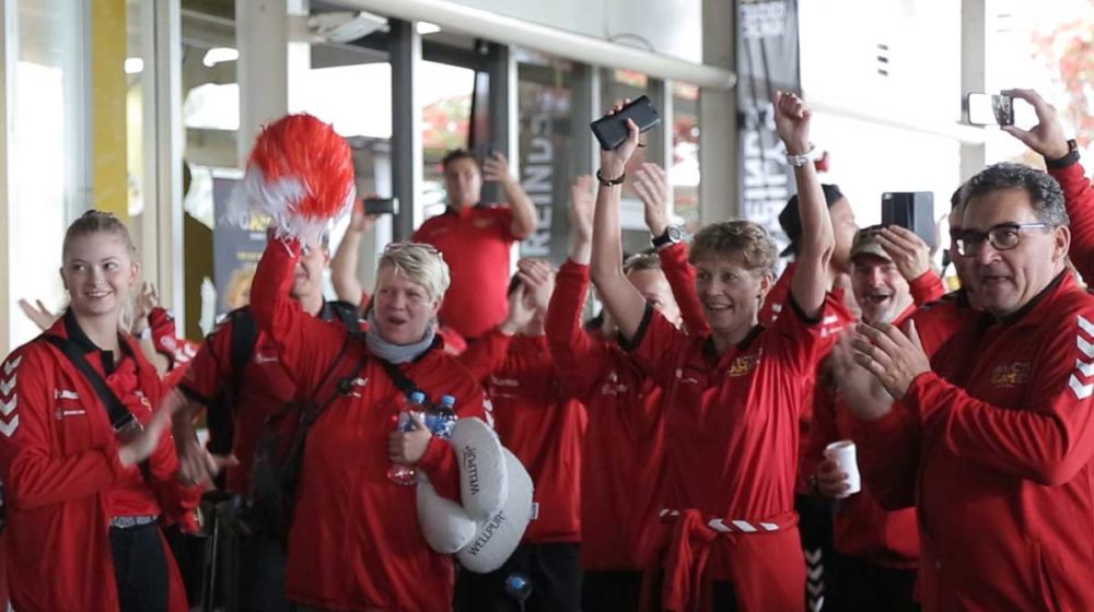 Denmark Team at Sydney Airport