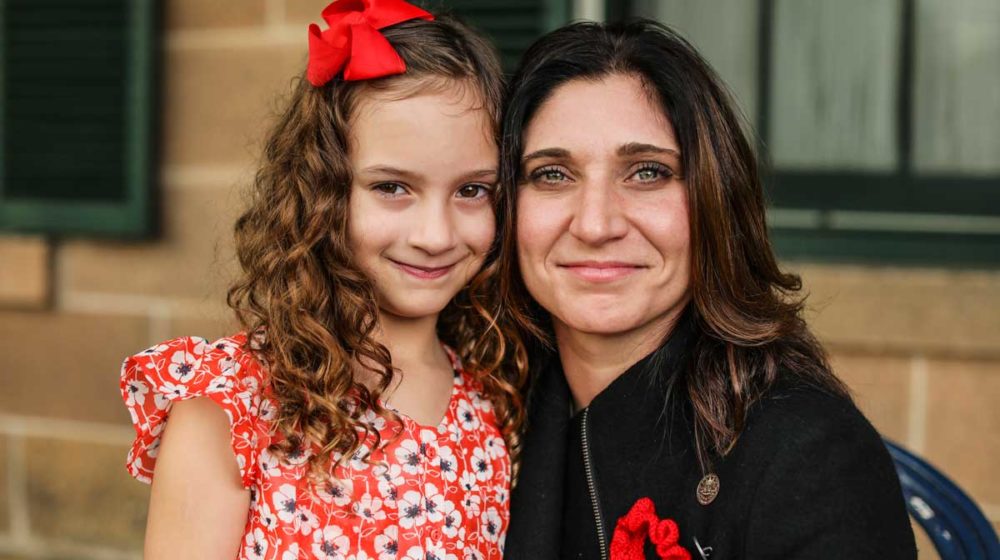 Gwen Cherne and daughter Emily