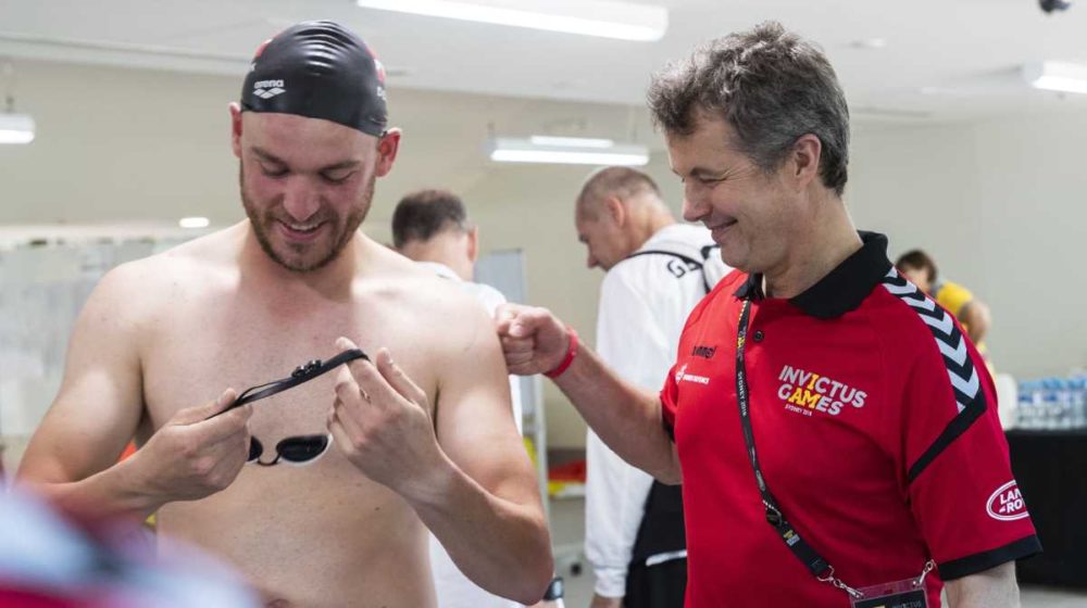 Johan Lehrmann and Crown Prince Frederik of Denmark