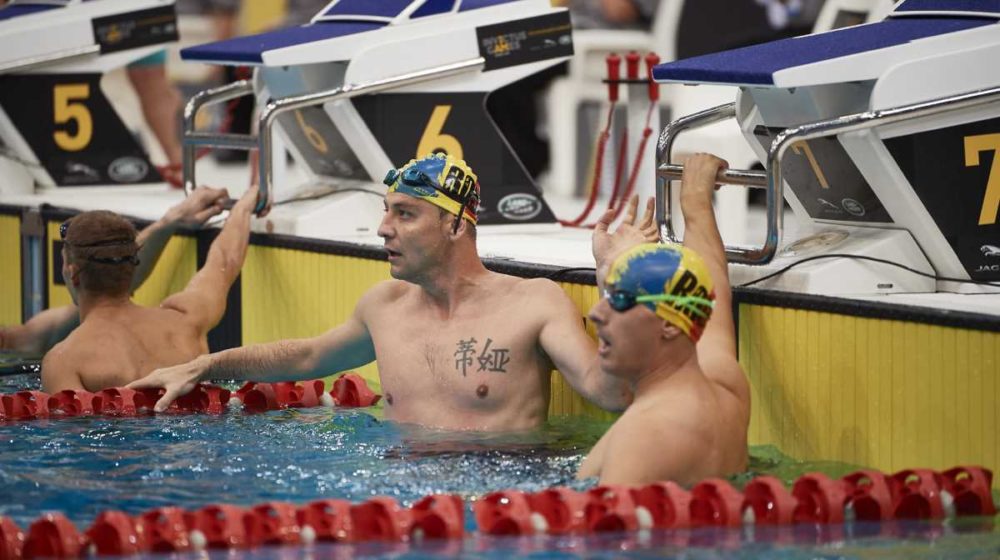 Romania's Mixed 4x50m Freestyle Relay team