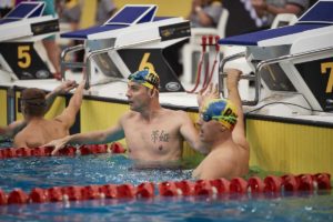 Romania's Mixed 4x50m Freestyle Relay team