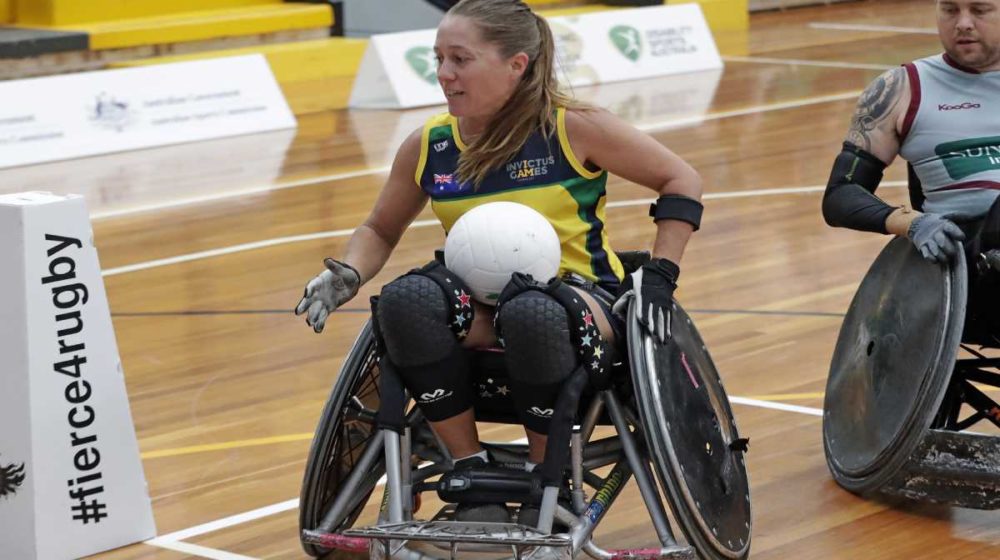 Invictus Games Sydney 2018 | Wheelchair rugby: a 'godsend' for Australian Trudi Lines