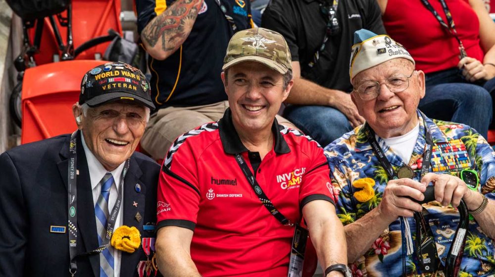 US Veterans with HRH The Crown Prince of Denmark