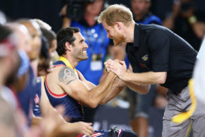 HRH The Duke of Sussex with USA medallists